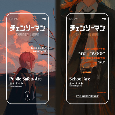 3 • LAYOUTS anime design digital layout ui wallpaper