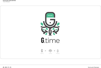 G.time Podcast Logo Design branding graphic design logo