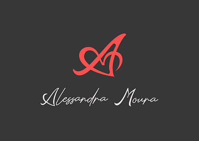 AM Cursive Logo affinity amatuer cursive design logo typography