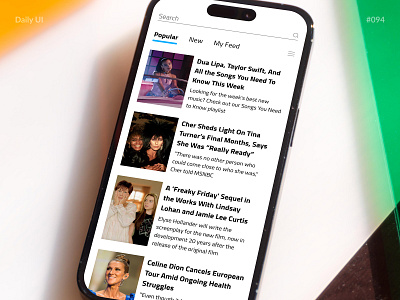 News — Daily UI #094 app challenge daily daily ui daily ui 094 dailyui dailyui 094 dailyui094 feed news news feed ui ux