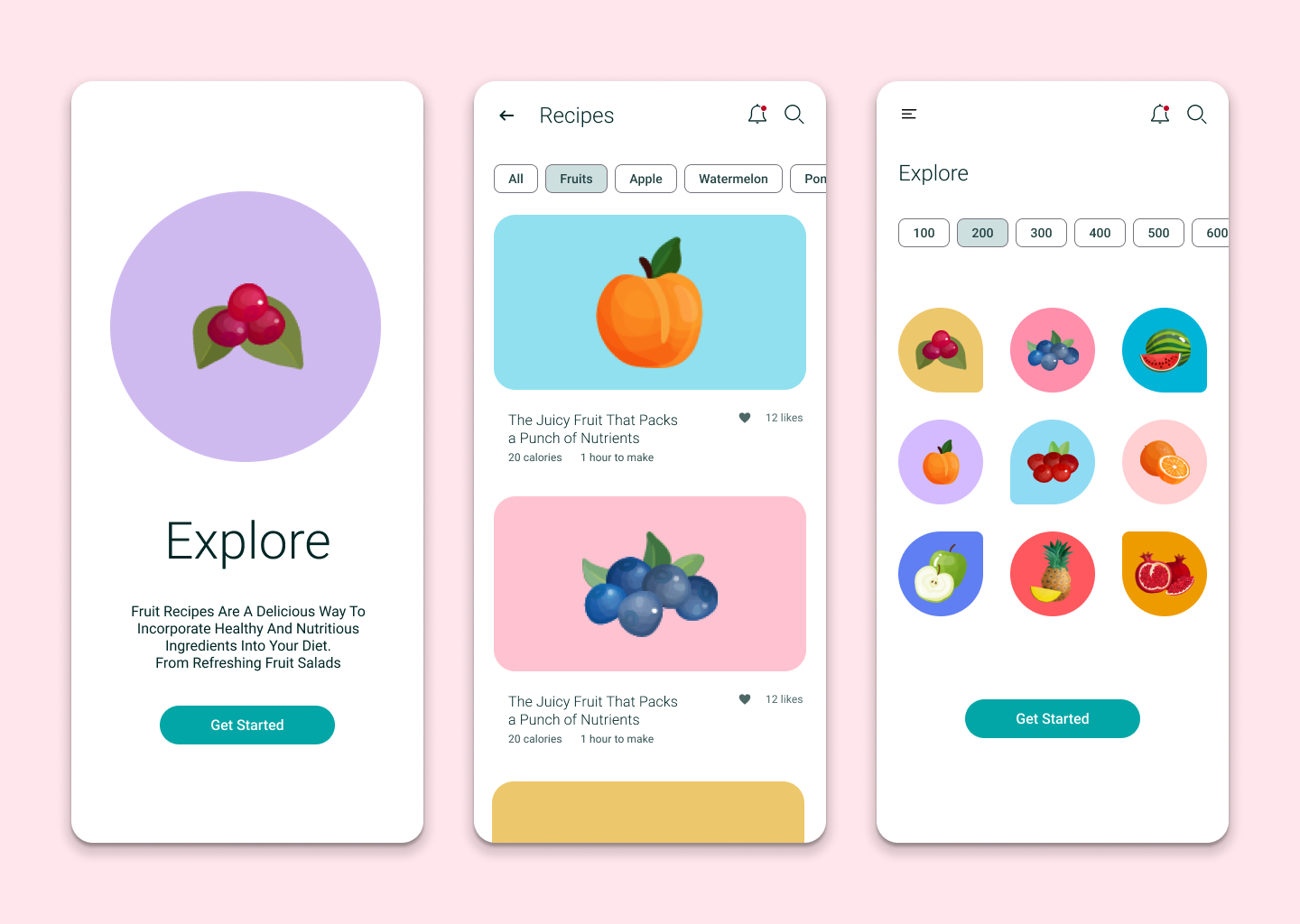 daily UI design challenge day 32 a nutrition app by ghafar tehrani on ...
