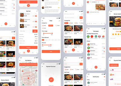 Food Delivery Mobile App app delivery design ecommerce figma food food delivery mobile app graphic design healthy kfc mobileapp products ui ui design uidesign uiux uiuxdesign user user interface uxdesign
