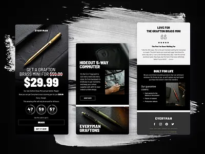 Everyman Mini Grafton Promo Email Campaign - by Growth Gurus digital design e commerce marketing email design email flow design graphic design klaviyo ui
