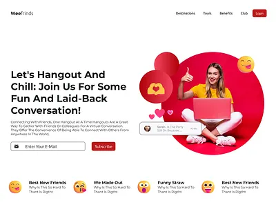 daily UI design challenge day 37 a chat app website dailyui design typography ui ux web