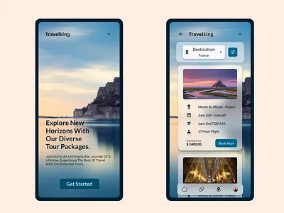 daily UI design challenge day 41 a travel app design app appdesign application dailyui ui ux