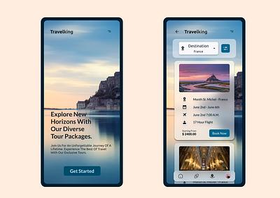 daily UI design challenge day 41 a travel app design app appdesign application dailyui ui ux