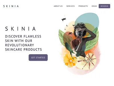 daily UI design challenge day 42 a beauty clinic website dailyui design ui ux web