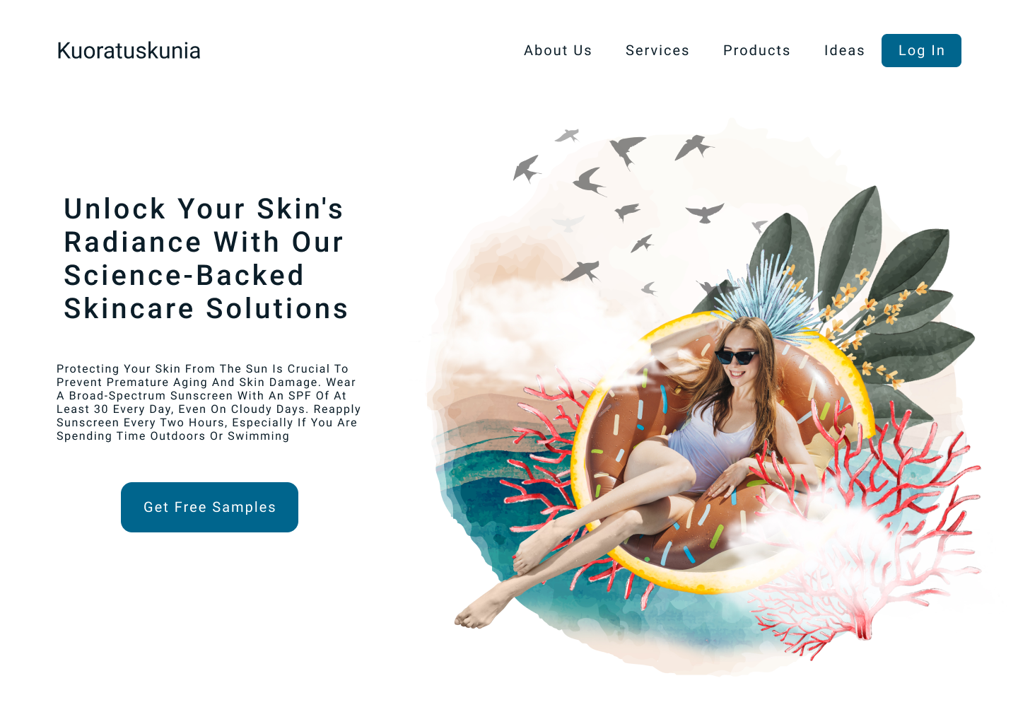 daily UI design challenge day 44 a beauty clinic website by ghafar ...