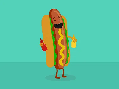 Hot-dog branding design graphic design illustration instagram logo vector