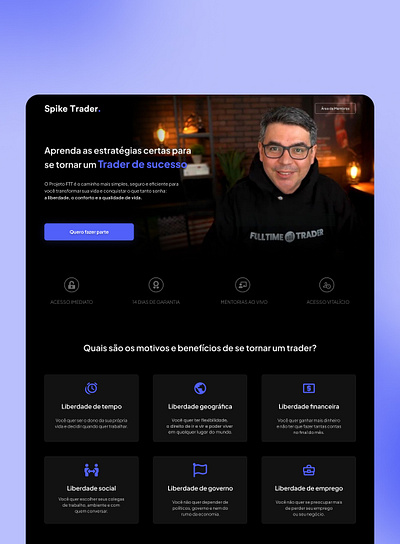 Spike Trader • Landing Page