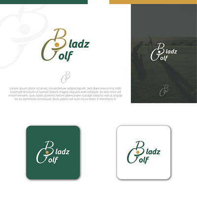 Bladz Golf Logo adobe illustrator brand identity branding design graphic design illustration logo logo design vector