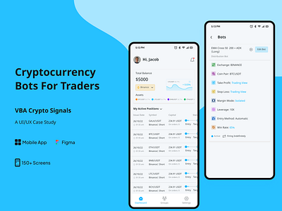 Cryptocurrency Bots For Traders app crypto crypto pr design ui ux