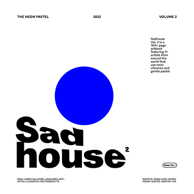 sadhouse vol. 2 branding design graphic design logo minimal typography