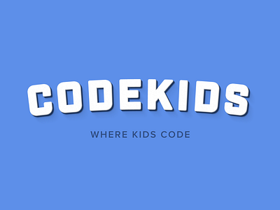 Before there was "Codeverse" There was "Codekids" brand branding logo