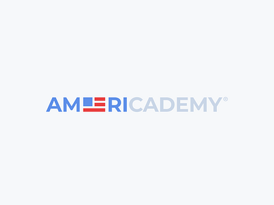 Americademy Logo brand branding logo