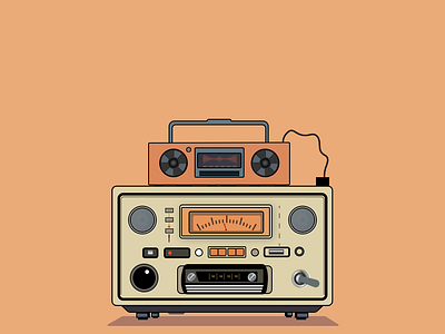 Cassette Player cassetteplayer illustration nostalgia productdesign ui ux