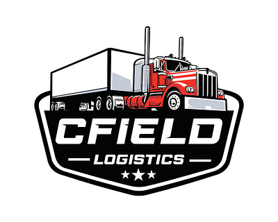 Branding Option - CFIELD Logistics animation art branding color design graphic design illustration logo trucking typography