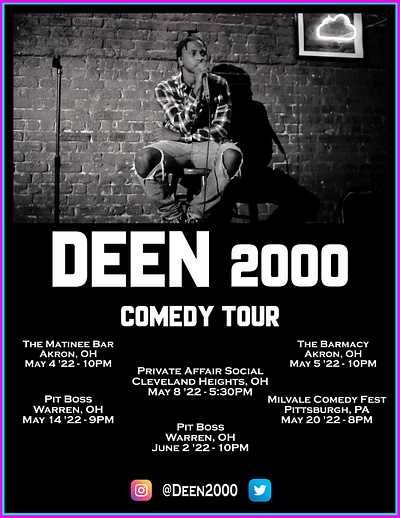 Comedy Tour - Advertisement adobe art branding comedy graphic graphic design illustration illustrator photoshop