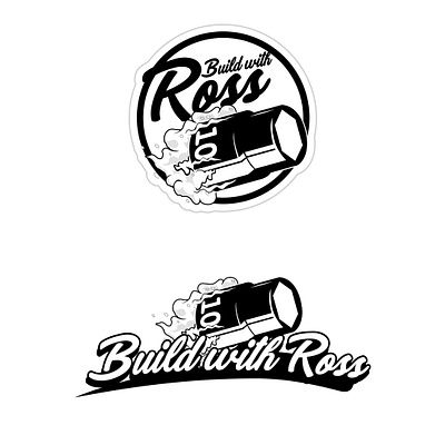 Build with Ross Logo Design branding design graphic design logo vector