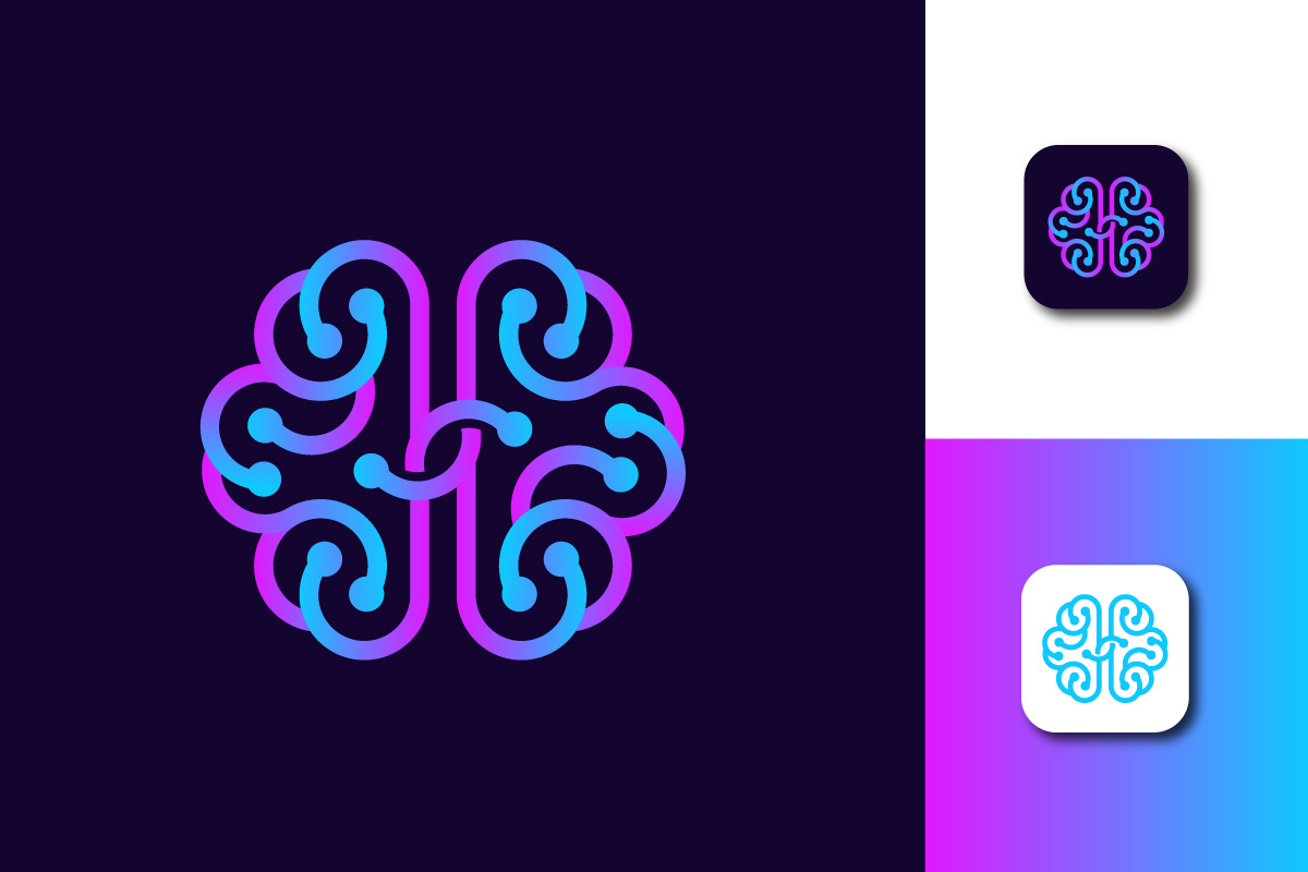 Concept: Artificial Brain/intelligence _ logo design (Unused) by Kapil ...