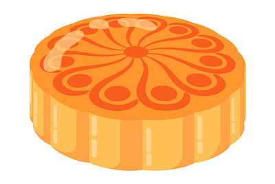 Chinnese Cake Pukis Icon app branding design graphic design illustration logo typography ui ux vector