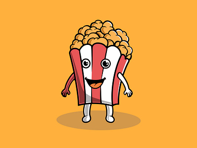 Happy Popcorn for Joyful Moments branding graphic design popcorn mania ui