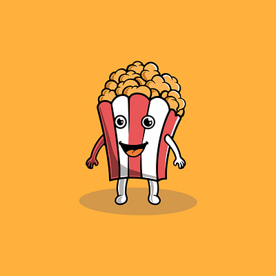 Happy Popcorn for Joyful Moments branding graphic design popcorn mania ui