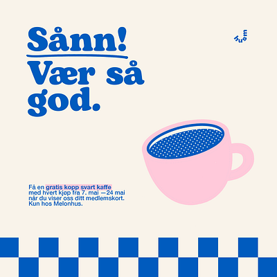 sånn! coffee design graphic design illustration minimal norwegian typography