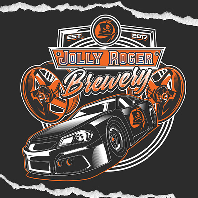 Micro Brew Shirt Club July Design bar branding brewery car classic design graphic design illustration logo mascot nascar race racing tshirt design tshrt vector