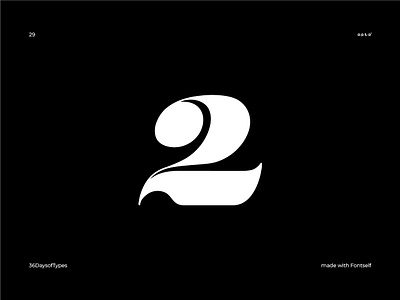 2 - 36DaysOfType 2 2 inspiration 36dysoftype 2 calligraphy calligraphy artist font font design fontmaker lettering typedesign
