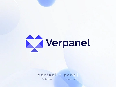 Verpanel Logo Design abstract logo brand identity branding creative logo digital logo icon identity logo logo design logo mark logotype minimal modern logo popular logo typography unique logo v logo vector visual identity