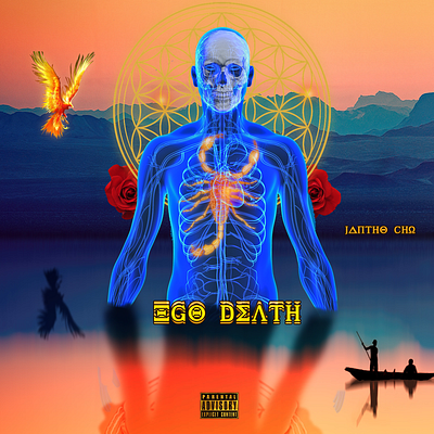 Ego Death book cover collage cover art design graphic design mixtape cover