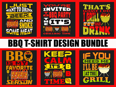 BBQ T-shirt Design Bundle appreal barbeque barbeque party barbeque t shirt bbq bbq party bbq t shirt design fasion food graphic design grill t shirt shirt design smoke t shirt t shirt design