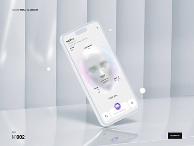 MONA - AI Assistant 3d ai aiassistant app appdesign artificialintelligence chatgpt chatgpt4 design graphic design hcd illustration interfacedesign logo ui uidesign ux uxdesign webdesign