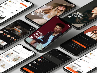 NILAH - Fashion Shopping Mobile App UI Kit branding design fashion figma graphic design mobile mobile app mobile design modern design responsive ui uikits ux web