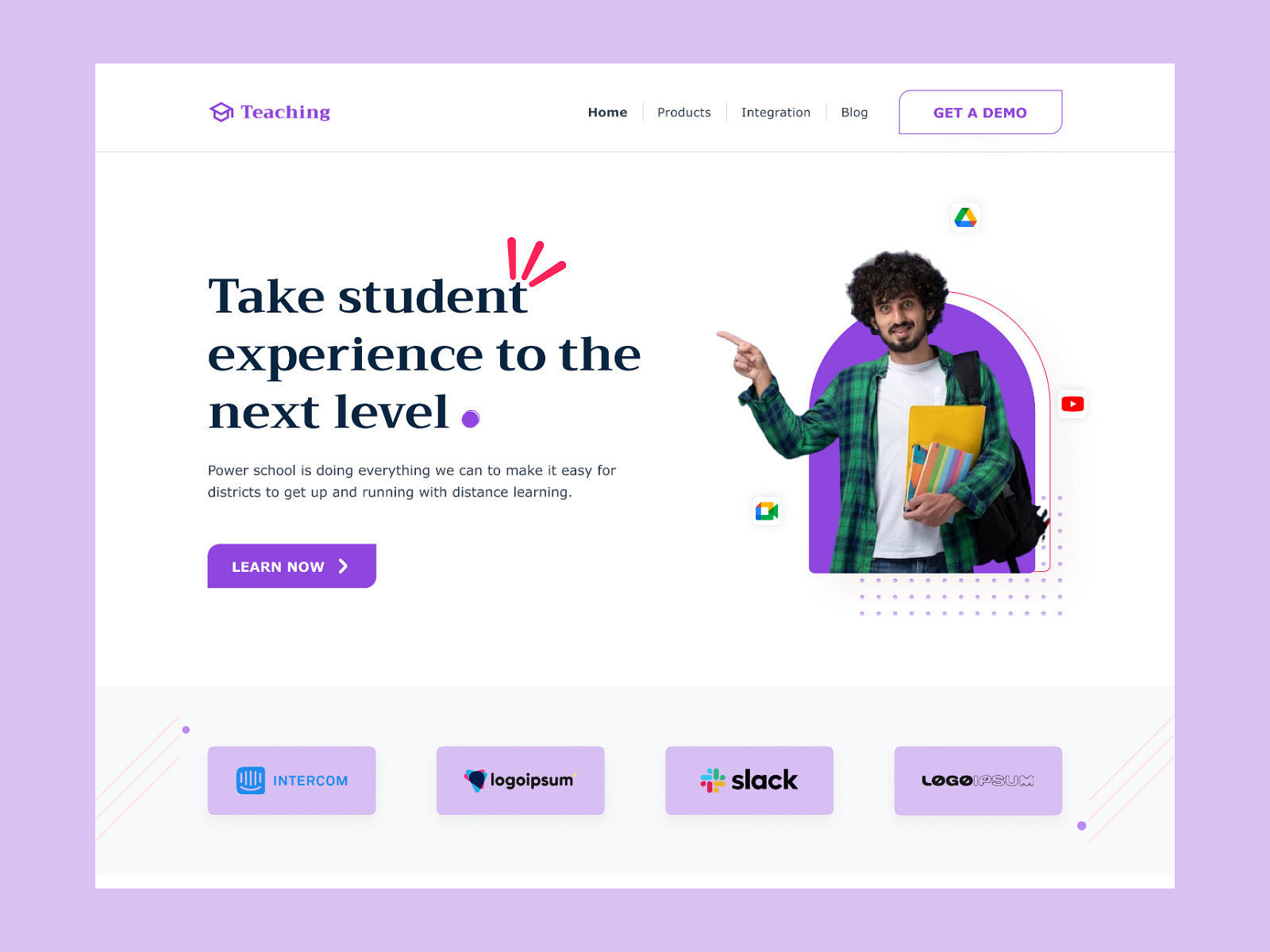 Education Website Landing Page Design by ABU HASAN on Dribbble