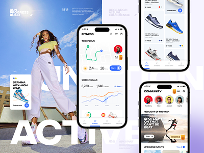 The Runners Club | 👟 fitness ui user interface