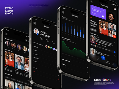 Watch Learn and Evolve | ✨ app branding design edtech education app learning ui uidesign user interface