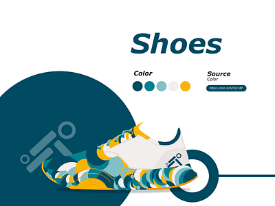 Shoes branding design graphic design illustration logo ui vector