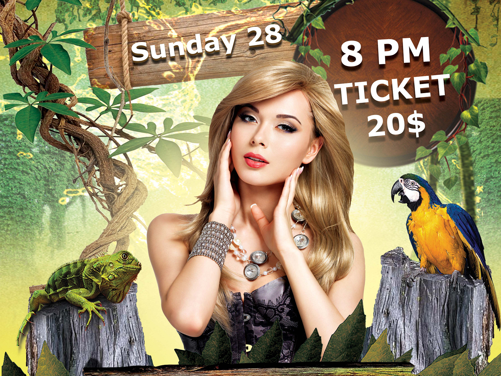 Jungle Party by MIRUNA MARES on Dribbble