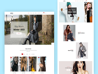 Zakas - Fashion Luxury Shopping Website Template using Bootstrap fashion modern responsive shop shopping store