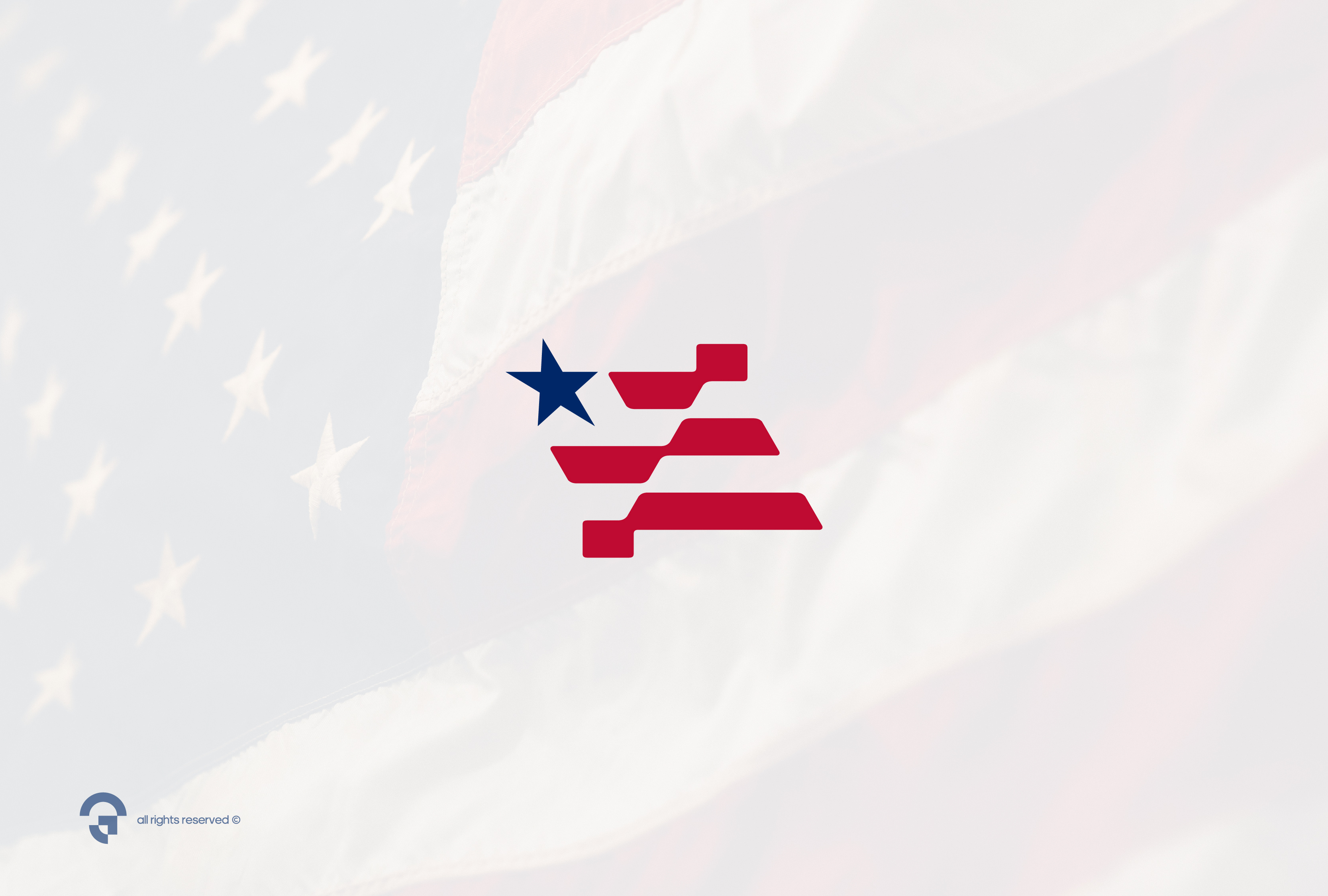 American Flag / Lab Beaker americanflag beaker branding clean design graphic design iconic laboratory logo minimalist modern vector