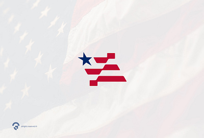 American Flag / Lab Beaker americanflag beaker branding clean design graphic design iconic laboratory logo minimalist modern vector