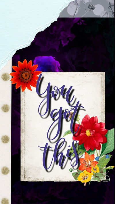 You got this - Fonts abstract fonts lights purple