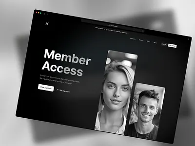 Hero | UI kit for Figma 🚀 app branding clean design download figma free home kit landing monochrome page photos saas simple stock ui ux web website
