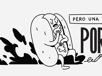 Pelón Peraza adobe illustrator cartoon character design comic cute design fanzine flat illustration