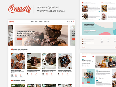 Breadly - Adsense Optimized Minimal Blog WordPress Block Theme adsense block theme blog gutenberg magazine seo wordpress wordpress theme