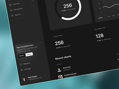 SaaS template | UI kit for Figma ✨ admin analytics clean crm dark dashboard figma home kit learning mode overview saas sidebar simple statistics stats theme ui web