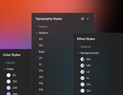 Design system & UI kit for Figma 🚀 blur brand branding buy clean color customize design easy edit effect figma indigo kit shadows styles system tailwind typography ui