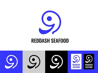 REDDASH SEAFOD LOGO artwork design graphic design modern logo vector
